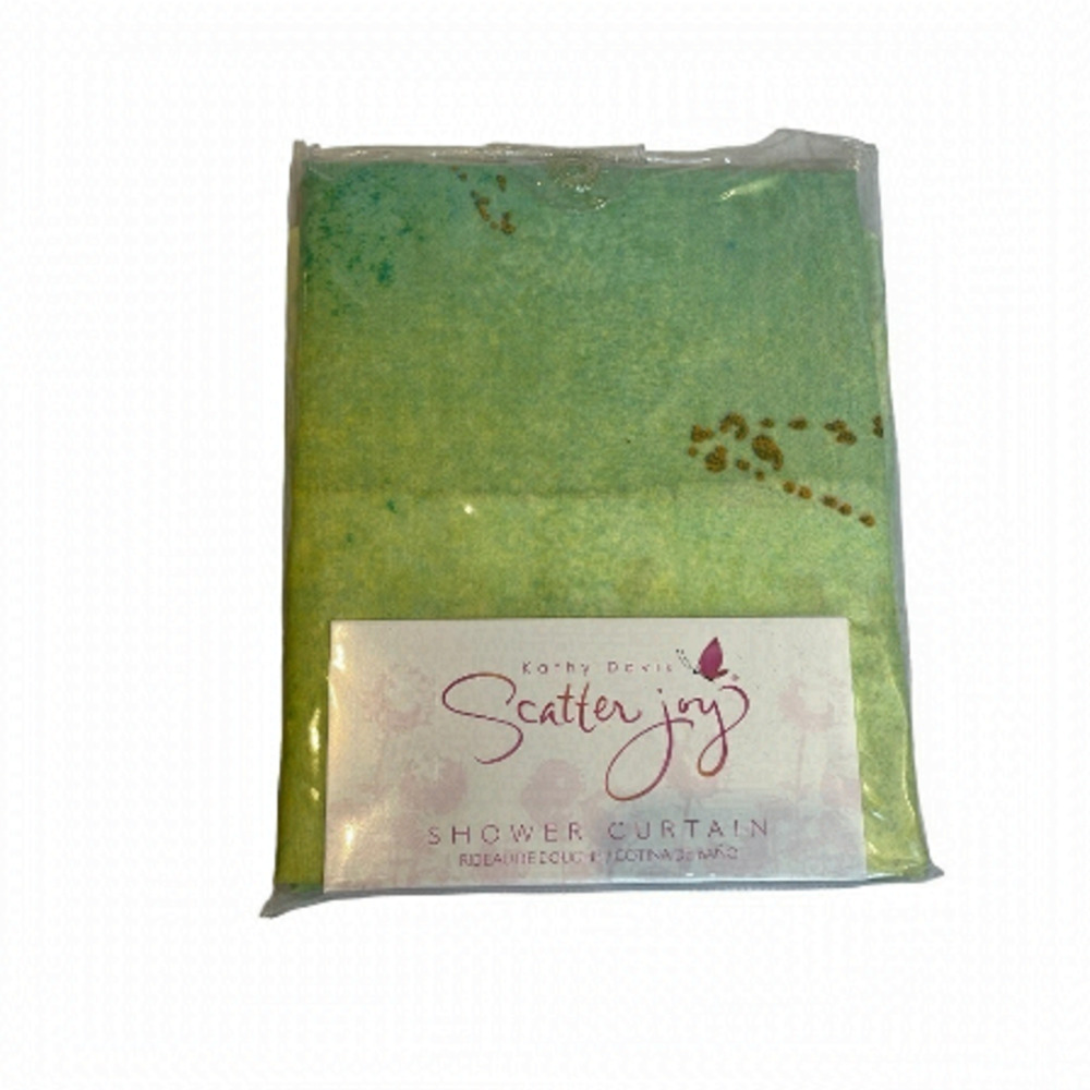 Scatter Joy Shower Curtain new in package💛💚